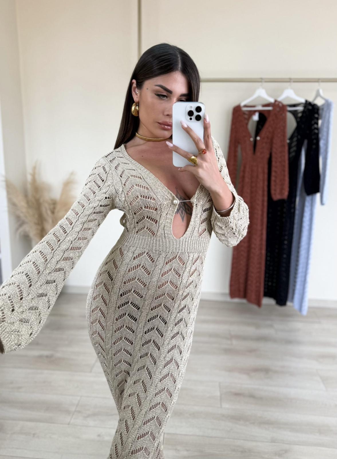 obleka Lavina (zlata)