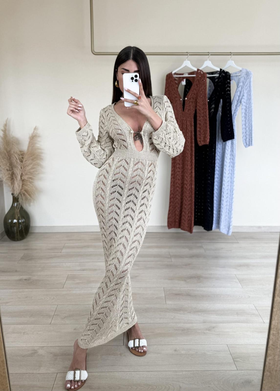 obleka Lavina (zlata)