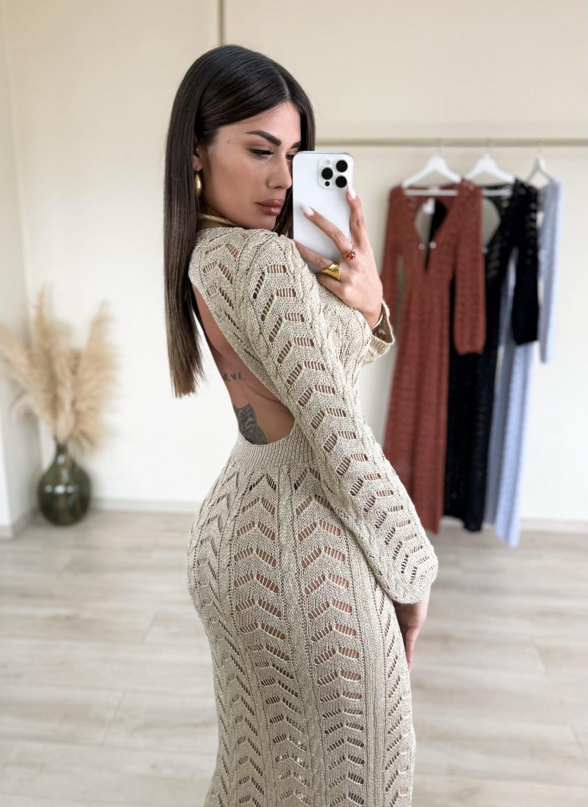 obleka Lavina (zlata)