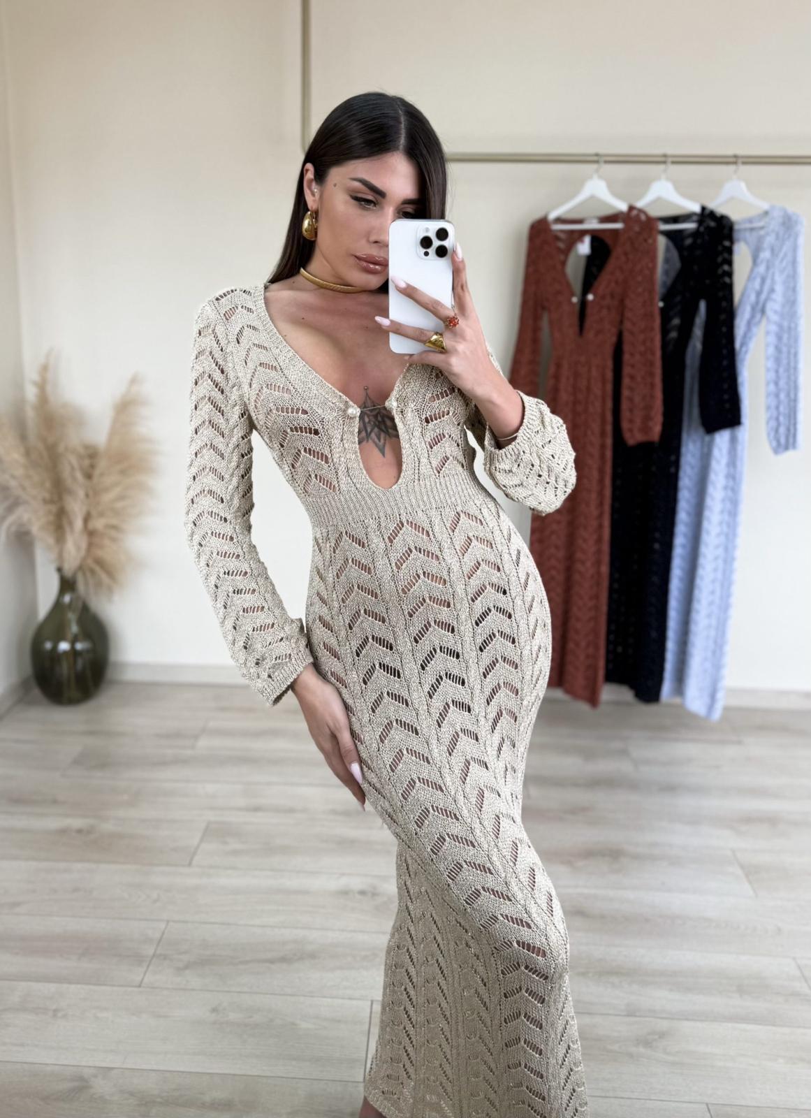 obleka Lavina (zlata)